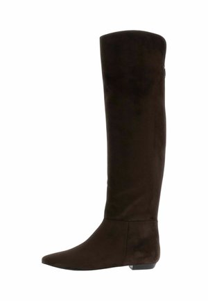 Guess, STIVALE DONNA CORDAN DARK BROWN - Cuissardes - marrone