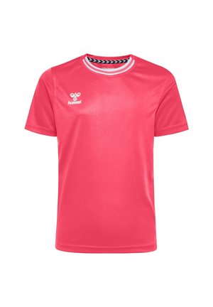 PLAYFUL SS  - Sports T-shirts - pink glo