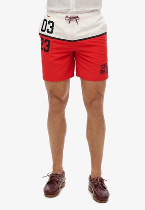 NAUTICAL LOGO - Short de bain - tricolore red