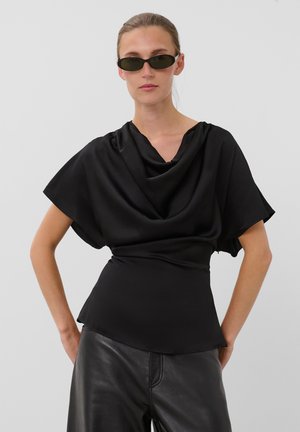 Soaked in Luxury, SLEVILIA TOP - Blouse - black