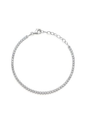 TENNIS-ZIRKONIA - Armband - zirkonia weiss gold-coloured