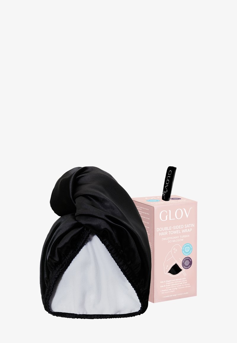 Glov GLOV® DOUBLE-SIDED SATIN HAIR TOWEL WRAP - Haaraccessoire - black