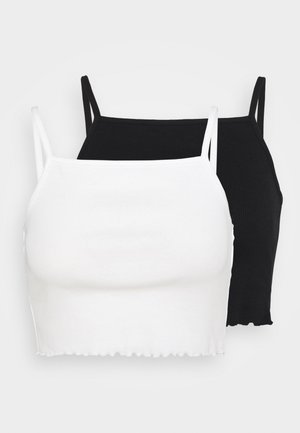 2 PACK - Topper - black/white