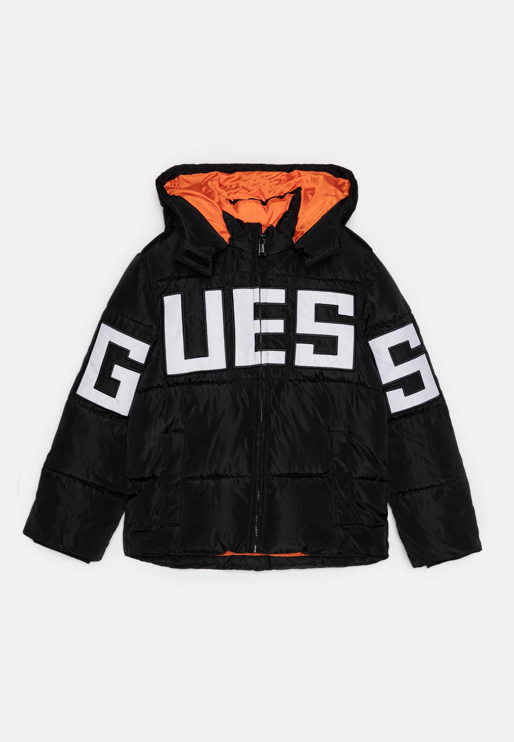 Guess JUNIOR BEAR UNISEX - T-shirt con stampa - jet black a996/nero