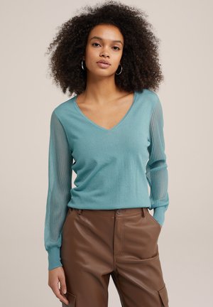 WE Fashion Strickpullover - blau