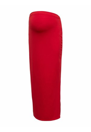 MAMALICIOUS, High waist Long - Pencil skirt - salsa