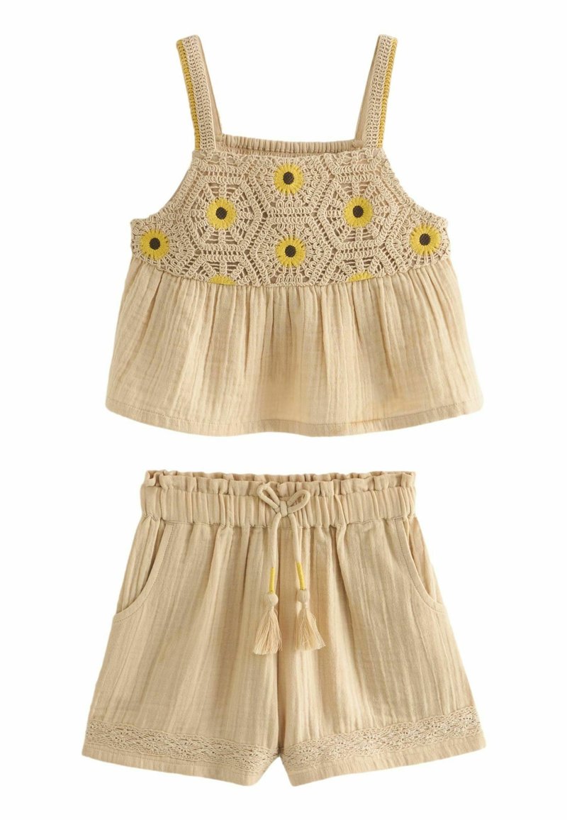 Next SUNFLOWER  SET - REGULAR FIT - Šorti - stone