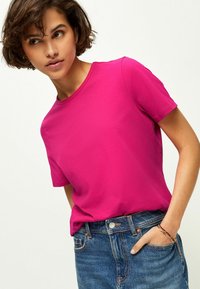 Next - THE EVERYDAY CREW NECK RICH SHORT SLEEVE- REGULAR FIT - T-shirt - bas - pink Miniatyrbild 1