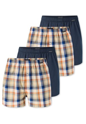BOXERSHORTS 4-PACK - Weite Boxershorts - dunkelblau sortiert