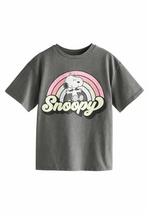 REGULAR FIT - SNOOPY PEANUTS LICENSE GRAPHIC - Printtipaita - grey