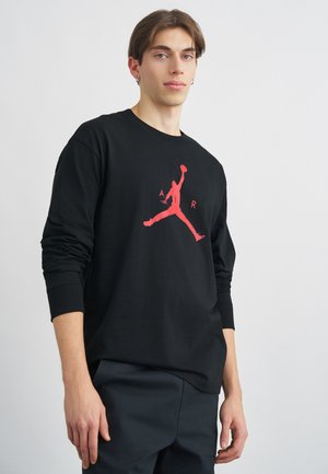 JUMPMAN TEE - Μπλούζα με μακριά μανίκια - black/gym red