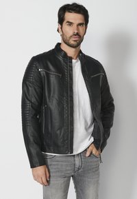 Koroshi SKIN EFFECT - Giacca in similpelle - black