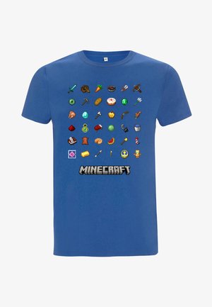 Henry Tiger, MINECRAFT ITEMS TEXTBOOK - Camiseta estampada - bright blue