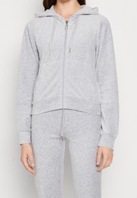 Gina Tricot Felpa con zip - grey