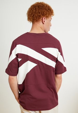 Reebok Classic TEE UNISEX - T-Shirt print - classic maroon