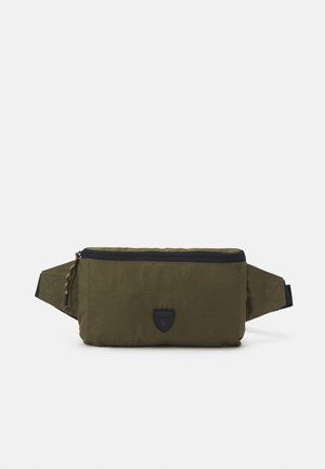 COATED CANVAS WAIST PACK - Marsupio - olive