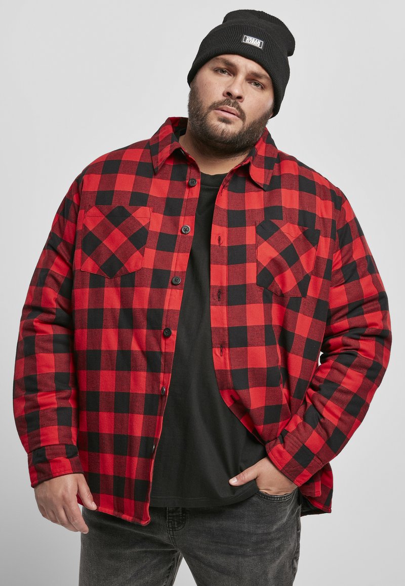 Urban Classics - Shirt - black/red, Enlarge