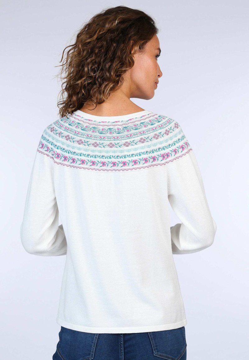 Sorgenfri Sylt Strickjacke ivory/weiß Zalando