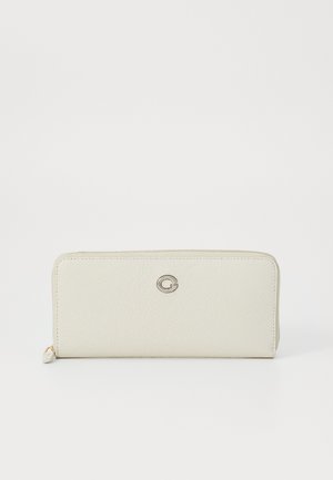 PUFFY LARGE ZIP AROUND - Portafoglio - off white