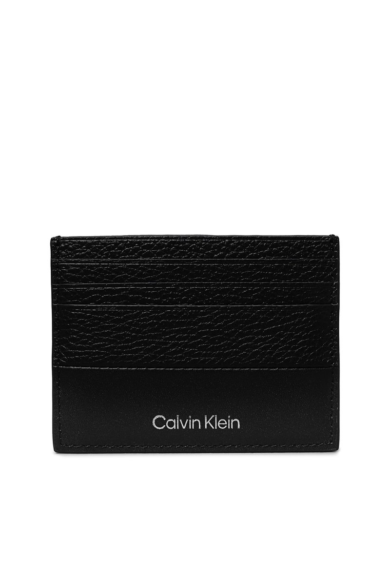 Calvin Klein SUBTLE MIX CARDHOLDER UNISEX - Portofel - black