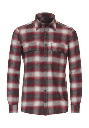 CASAMODA KARIERT CASUAL FIT - Hemd - mittelrot