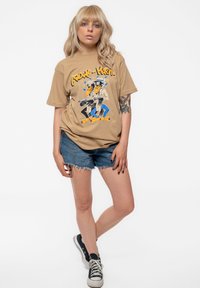 Paradiso Clothing THE BLACK CROWES CROWE MAFIA - Print T-shirt - sand