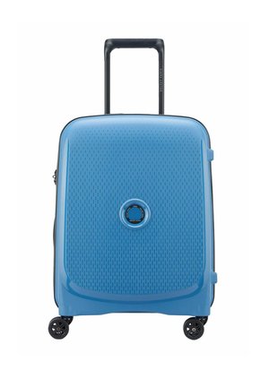 Delsey Paris BELMONT PLUS 4 DOUBLE ROLLS CABIN TROLLEY SLIM LINE MR 55 - Trolley - zinc blue
