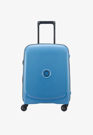 Delsey Paris BELMONT PLUS 4 DOUBLE ROLLS CABIN TROLLEY SLIM LINE MR 55 - Trolley - zinc blue