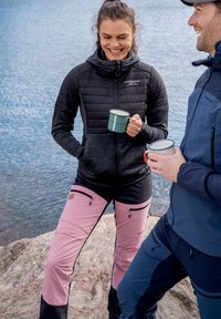 Swedemount LOFOTEN STRETCH  - Pantaloni outdoor - black dusty rose