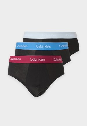 Calvin Klein Underwear, 3 PACK - Slip - poseidon blue/plein air/red plum