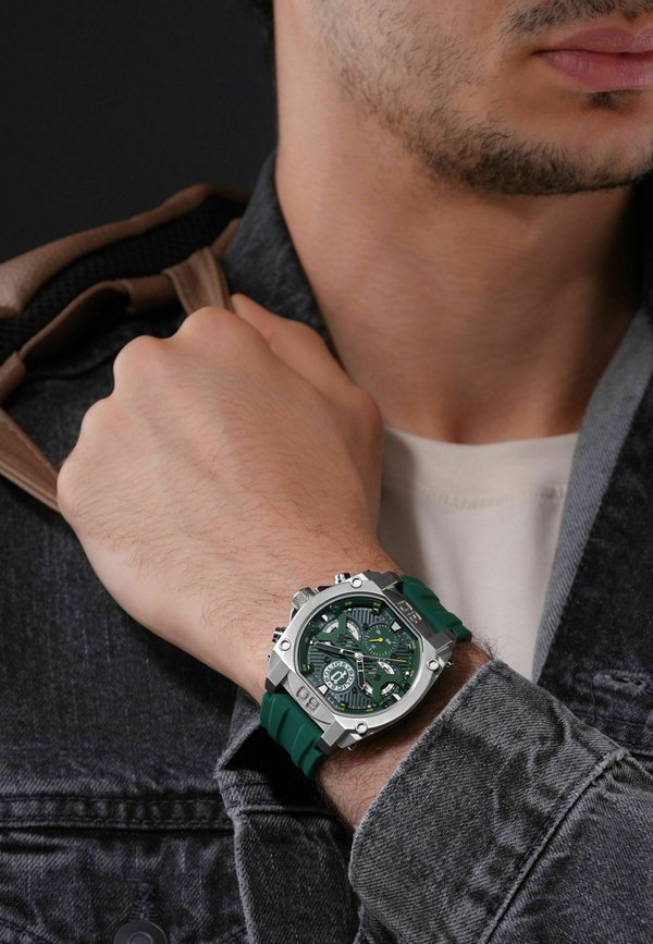 Chronograph - silber   grün