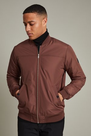 MACLAY - Bomber Jacket - rust brown