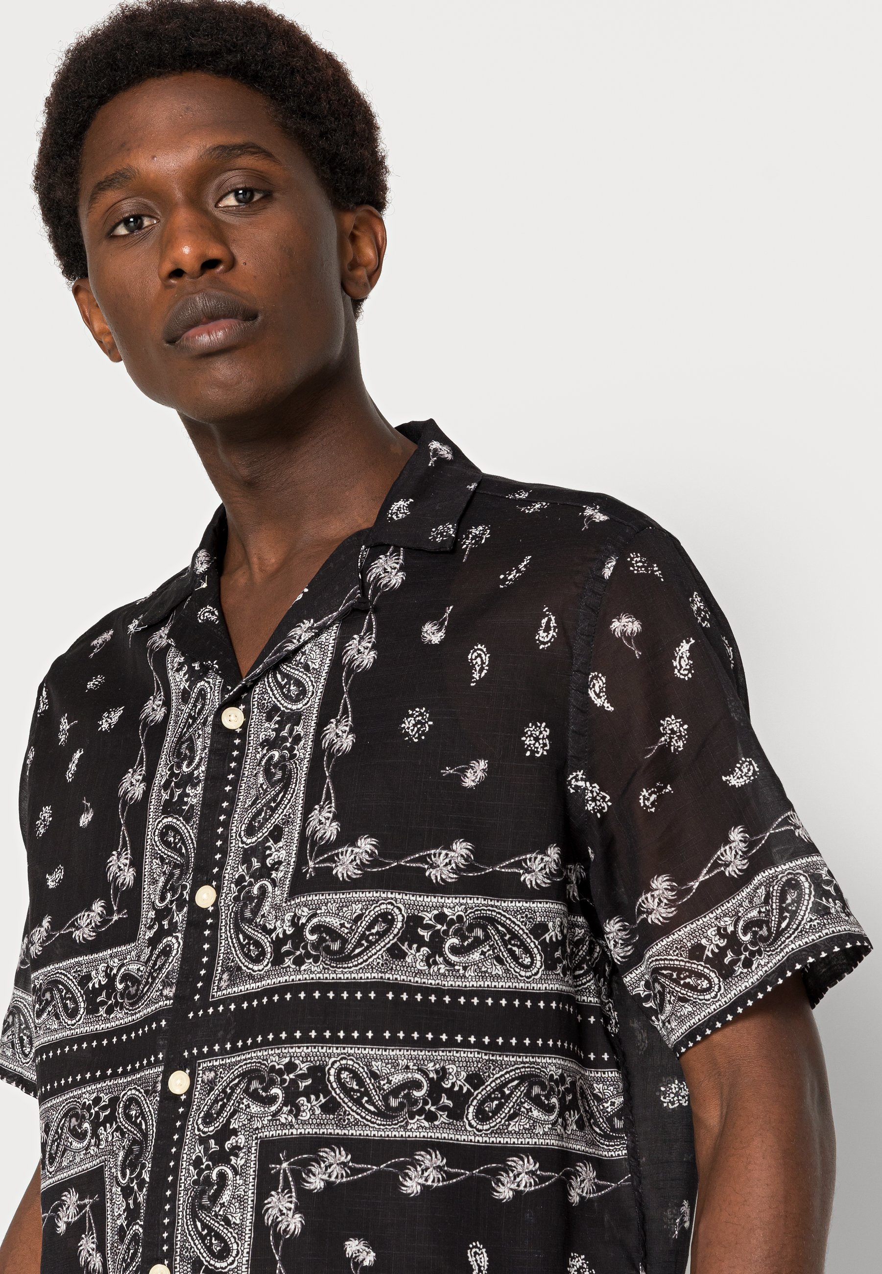 AllSaints PIMA SHIRT - Shirt - jet 