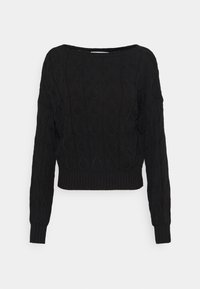 ONLY Petite Stickad tröja - black