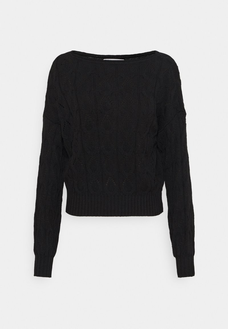 ONLY Petite Stickad tröja - black