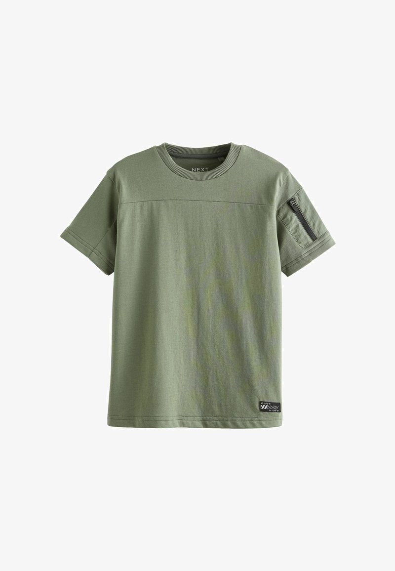 Next - SHORT SLEEVE UTILITY REGULAR FIT - Majica kratkih rukava s printom - green, Povećaj