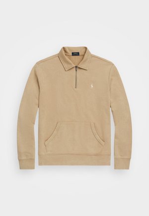 Polo Ralph Lauren LOOPBACK QUARTER-ZIP SWEATSHIRT - Sweatshirt - coastal beige