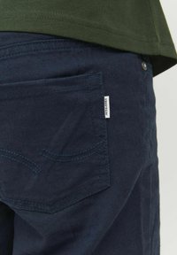 Jack & Jones Junior LEINEN - Farkkushortsit - navy blazer