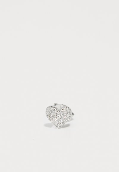 PATTARAPHAN PAVÉ TINY LOVER STUD UNISEX - Fülbevalók - silver coloured