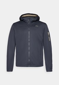 MAN JACKET ZIP HOOD - Soft shell jacket - antracite/sage