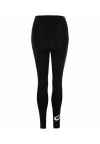 Endless CROSS POCKET - Leggings - black white