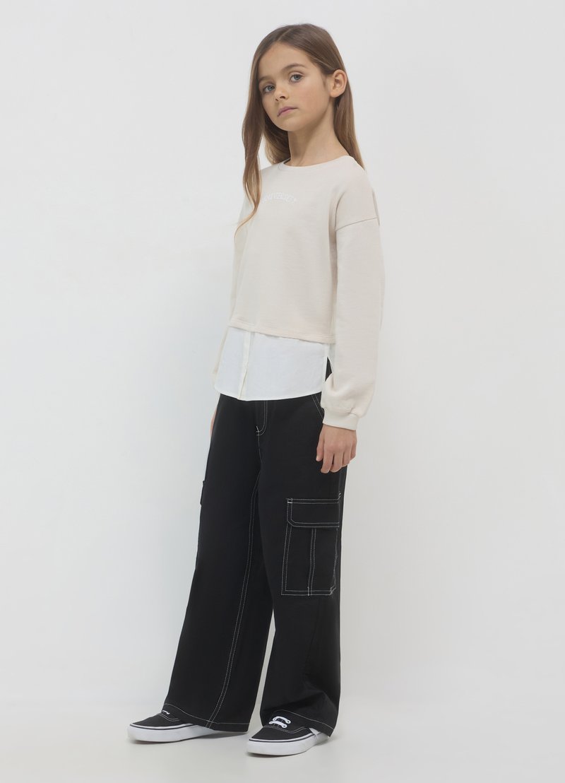 Calliope Cargohose - nero ultrablack