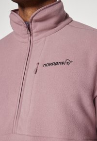 Norrøna FEMUND WARM HALFZIP UNISEX - Fleecetröja - grape shake