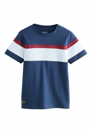 Next, NEXT COLOURBLOCK SHORT SLEEVE T-SHIRT (3-16YRS) - T-Shirt print - navy blue red