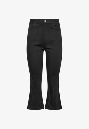 Yours Clothing, PLUS SIZE WIDE LEG JEANS - Bootcut jeans - black