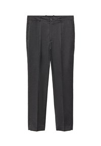 Hlače chino - mottled dark grey