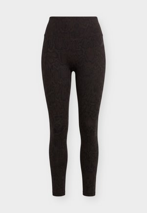 adidas Performance, Optime PrimeLift Snake 7/8 - Leggings - aurora coffee/black