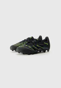 adidas Performance PREDATOR CLUB UNISEX - Fotballsko til fast underlag - core black/carbon/lucid lemon