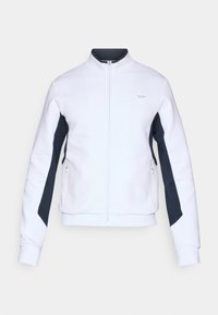 LOGAN - Sweat zippé - white/dark sapphire