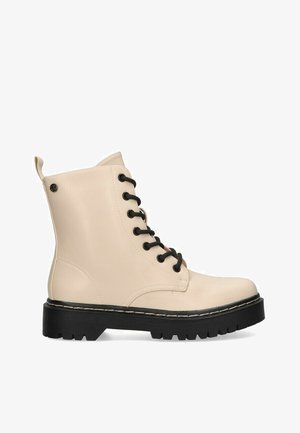 ETIKA Botines con cordones - beige